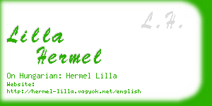 lilla hermel business card